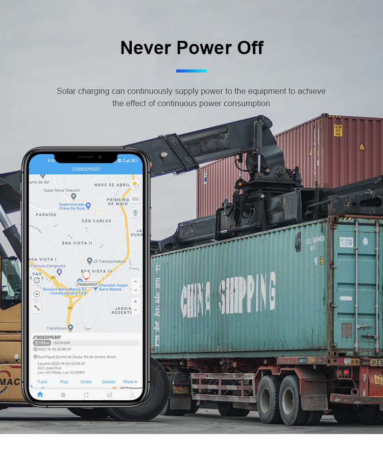 Container GPS Solar